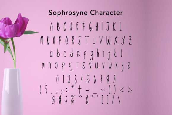 Sophrosyne Font Poster 2