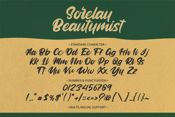 Sorelay Beautymist Font Poster 9