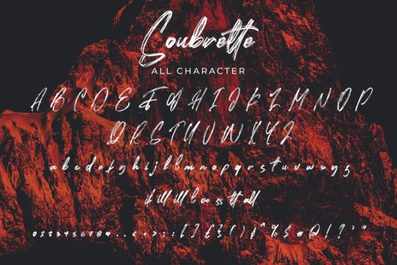 Soubrette Font Poster 8