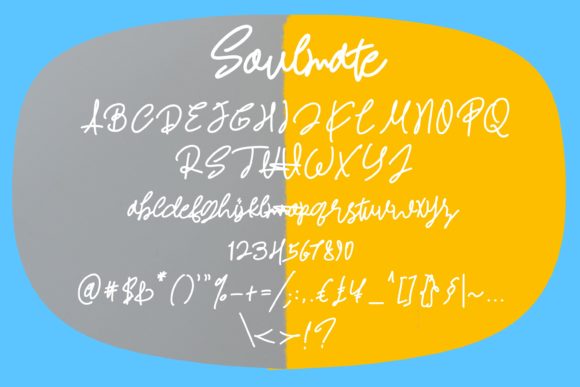 Soulmate Font Poster 2