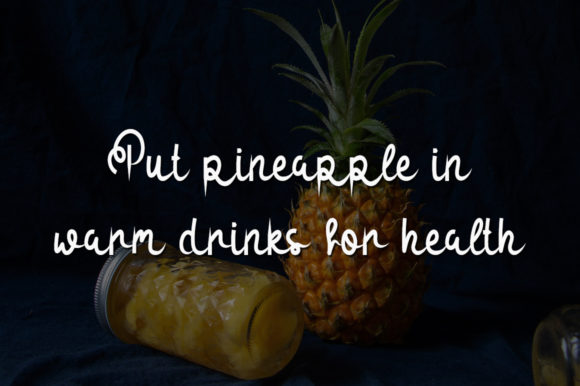 Sour Pineapple Font Poster 2