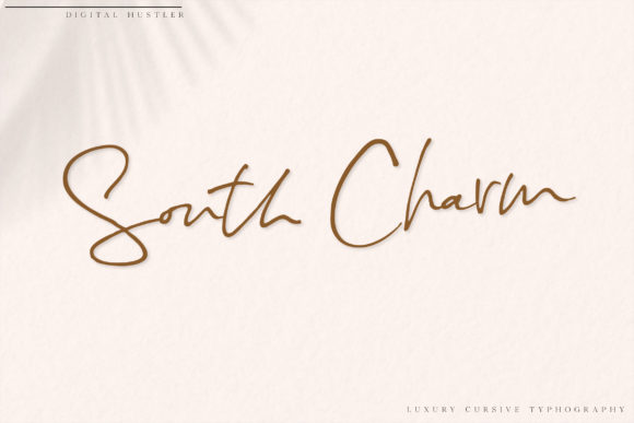South Charm Font Poster 10