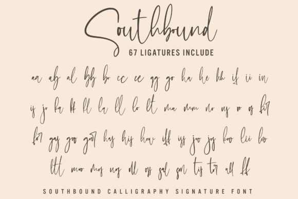 Southbound Font Poster 10