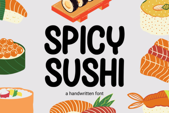 Spicy Sushi Font