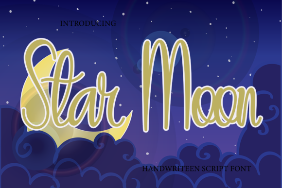 Star Moon Font