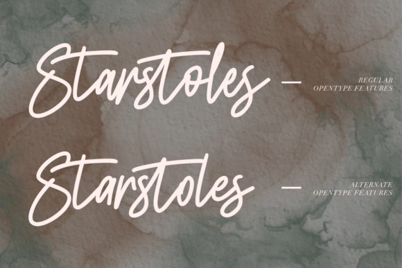 Starstoles Font Poster 5