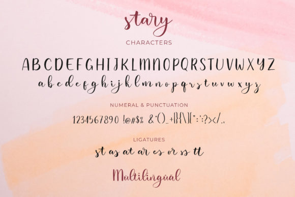 Stary Font Poster 8