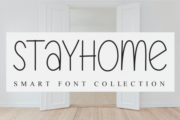 Stayhome Font