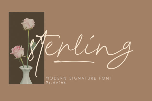 Sterling Font Poster 3