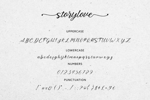 Storylove Font Poster 8