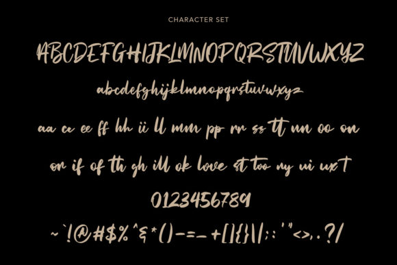 Straightfast Font Poster 6