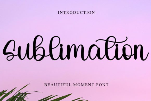 Sublimation Font