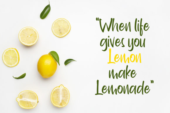 Sugar Lemon Font Poster 5