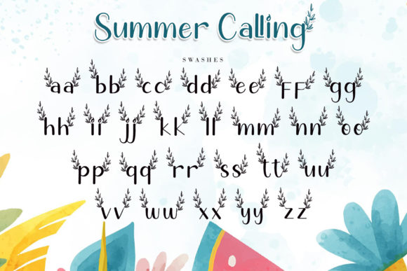 Summer Calling Font Poster 10