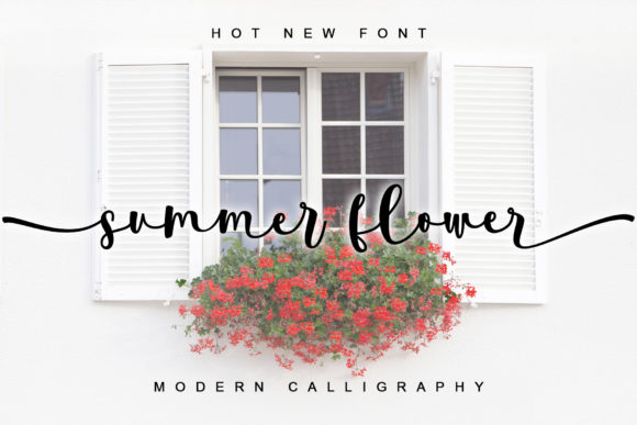 Summer Flower Font