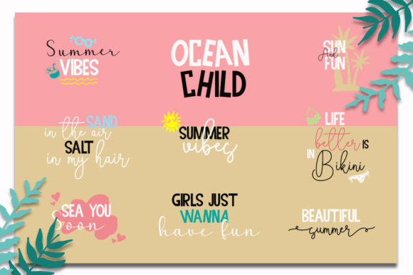 Summer Love You Font Poster 2