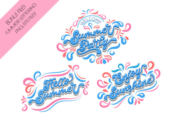 Summer Party Font Poster 10