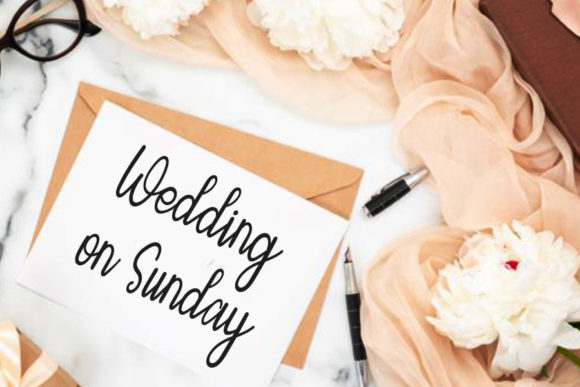 Sunday of Beauty Font Poster 2