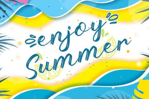 Sunny Brush Font Poster 5