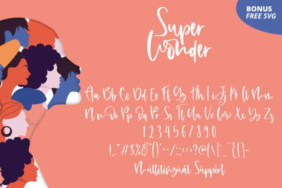 Super Wonder Font Poster 7