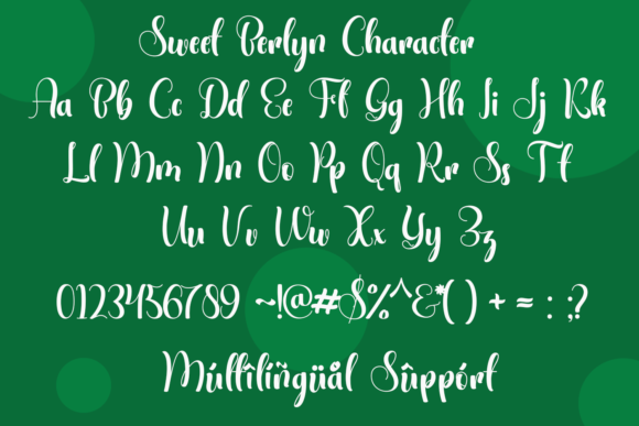 Sweet Berlyn Font Poster 6