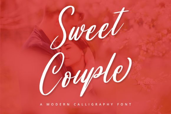 Sweet Couple Font Poster 1