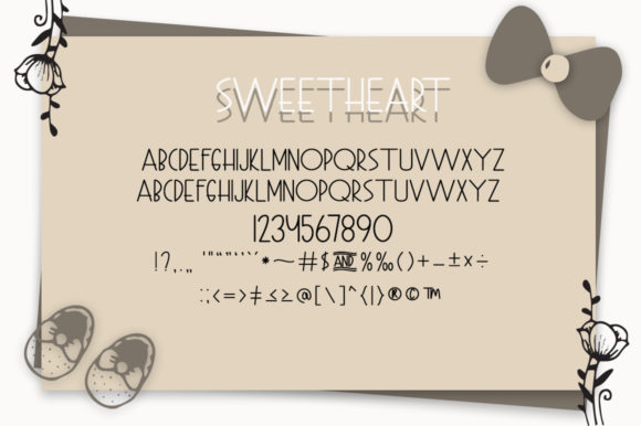 Sweet Heart Font Poster 10