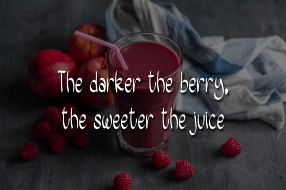 Sweet Juice Font Poster 4