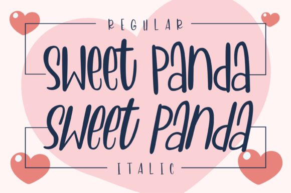 Sweet Panda Font Poster 2