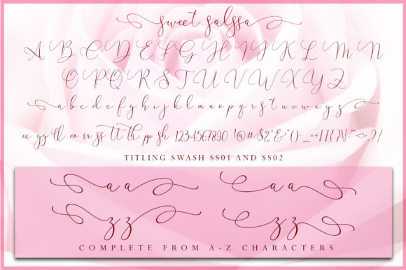 Sweet Salssa Font Poster 13