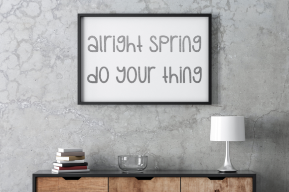 Sweet Spring Font Poster 2