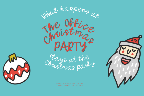 Sweetie Christmas Font Poster 3