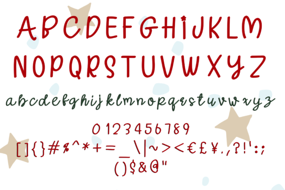 Sweetie Christmas Font Poster 7