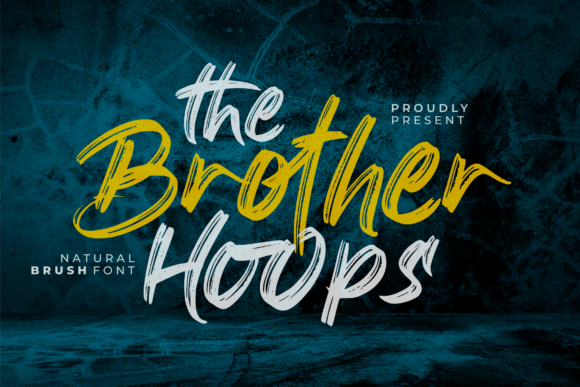 The Brother Hoops Font Poster 1