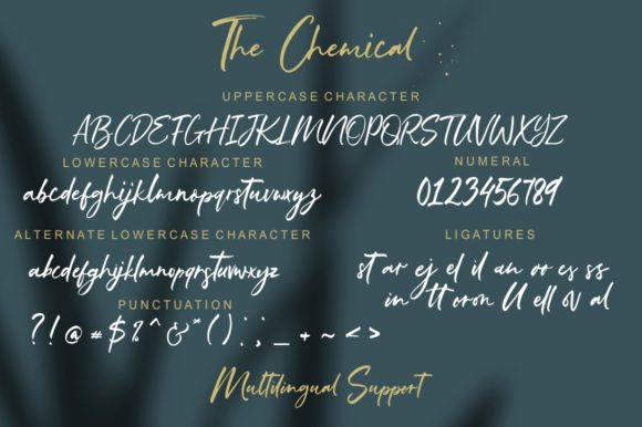 The Chemical Font Poster 9