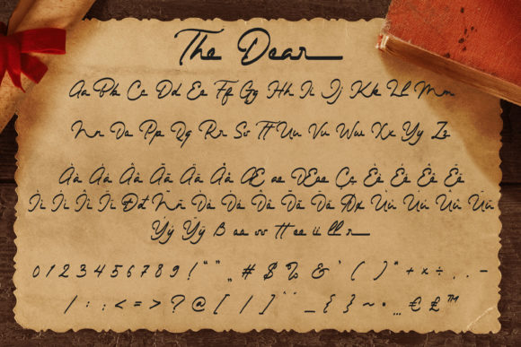 The Dear Font Poster 8