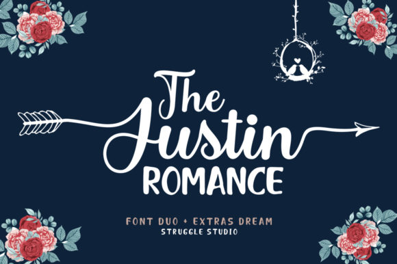 The Justin Romance Font Poster 9