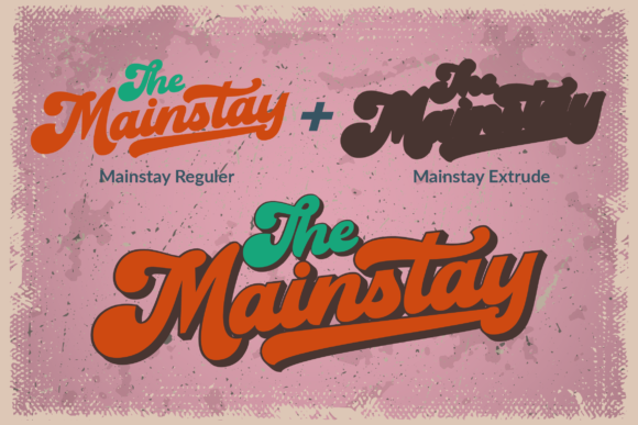 The Mainstay Font Poster 5