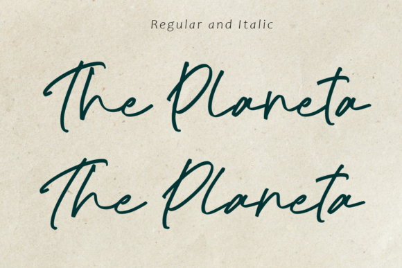 The Planeta Font Poster 5