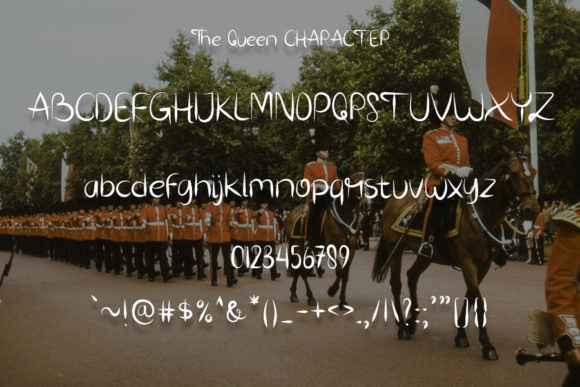 The Queen Font Poster 4