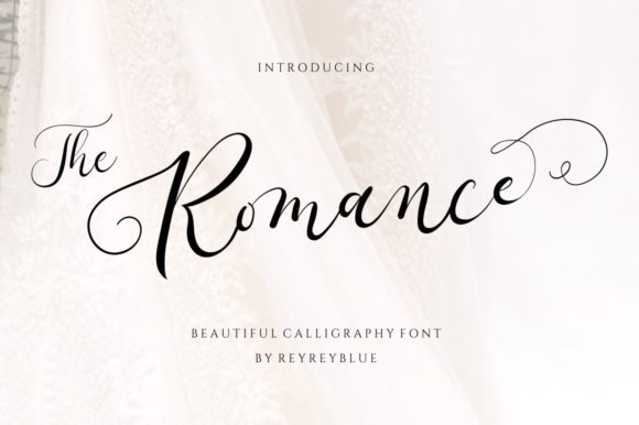 The Romance Font Poster 1