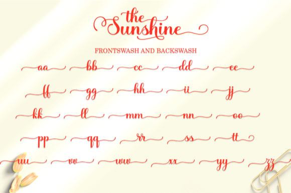 The Sunshine Font Poster 9