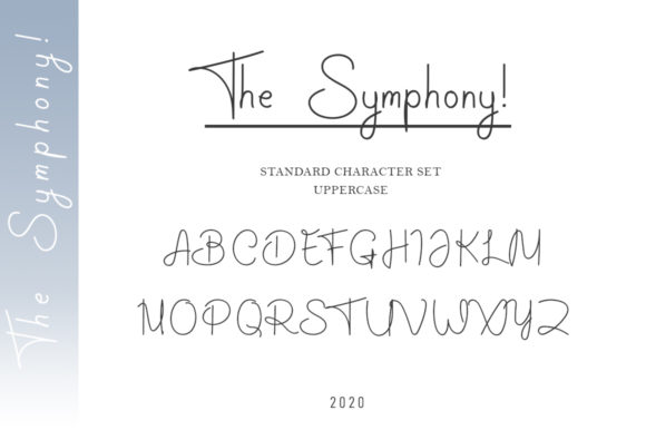 The Symphony! Font Poster 6