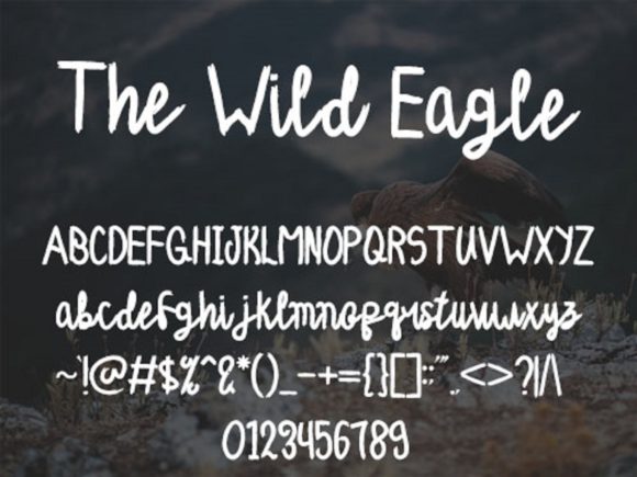 The Wild Eagle Font Poster 5