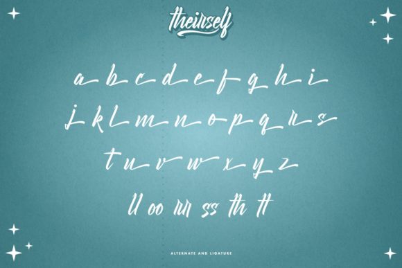 Theirself Font Poster 7