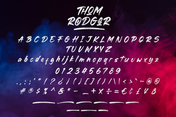 Thom Rodger Font Poster 9