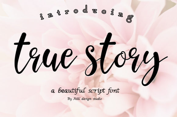 True Story Font Poster 1