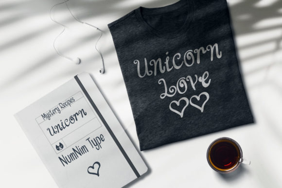 Unicorn Love Font Poster 5