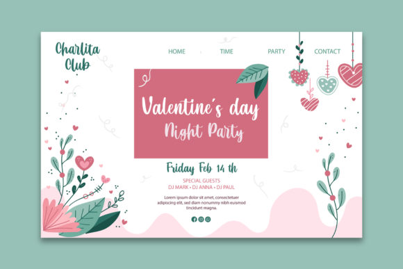 Valentine Blooms Font Poster 7