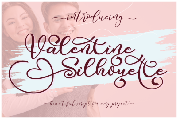 Valentine Silhouette Font